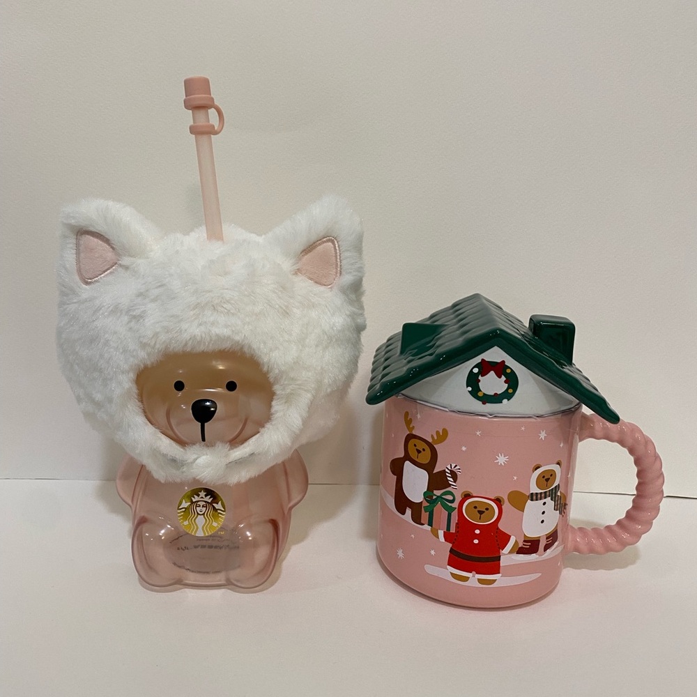 Starbucks Bear Cup & Holiday Mug
